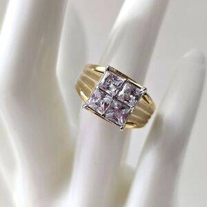 Sterling Silver 925 Gold Ring